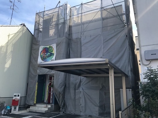 一宮市Mさま　足場着工