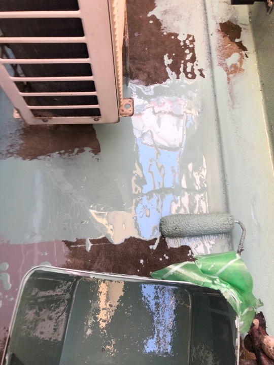 ウレタン防水塗布