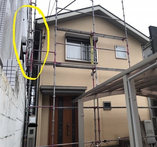 名古屋市昭和区oさま 屋根 外壁塗装 足場架設 名古屋の外壁塗装の専門店 低価格で外壁塗装 エコ塗装